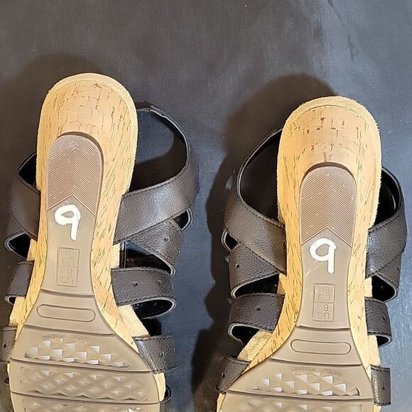 AEROSOLES CAKE SALE  ANKLE STRAP OPEN TOE 5 BAND STRAP SANDAL - Picture 12 of 14